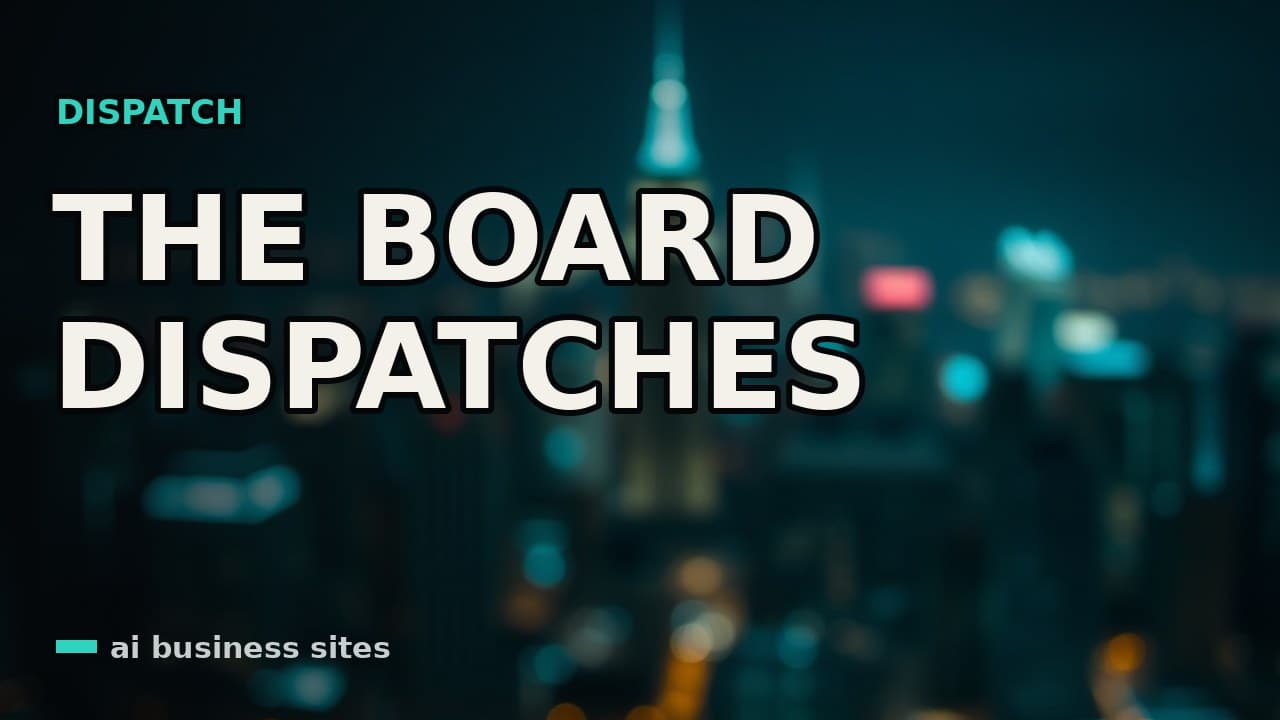 Dispatch Software for Small Service Businesses: The Board That Dispatches Itself