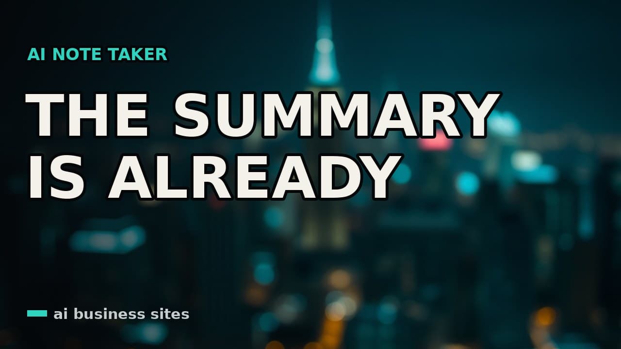 AI Note Taker + Meetings: The Summary Is Already in Your CRM