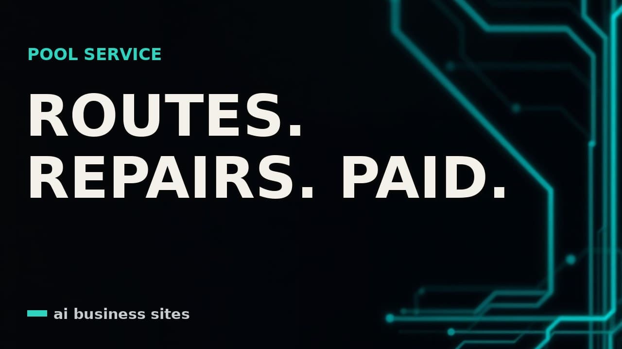 Pool Service Software That Answers, Quotes the Repair, Bills Every Visit