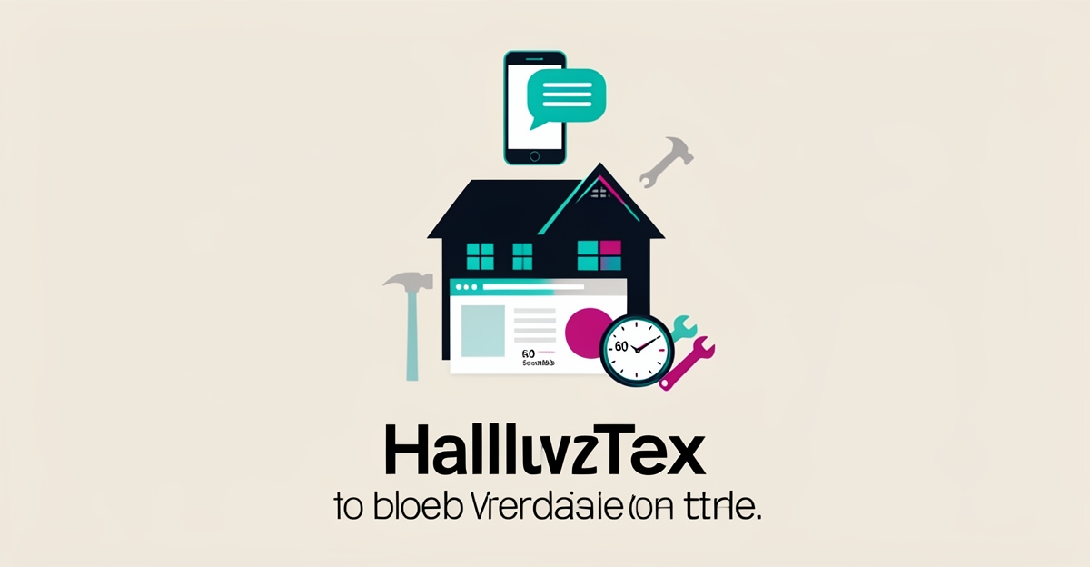 Flat illustration of instant AI lead follow-up turning calls into booked jobs for Halifax handymen with teal and magenta accents.