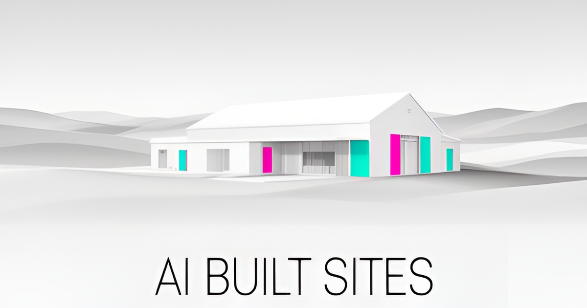 A minimalist flat illustration of a modern barndominium representing professional AI-powered website design and automated lead generation services.