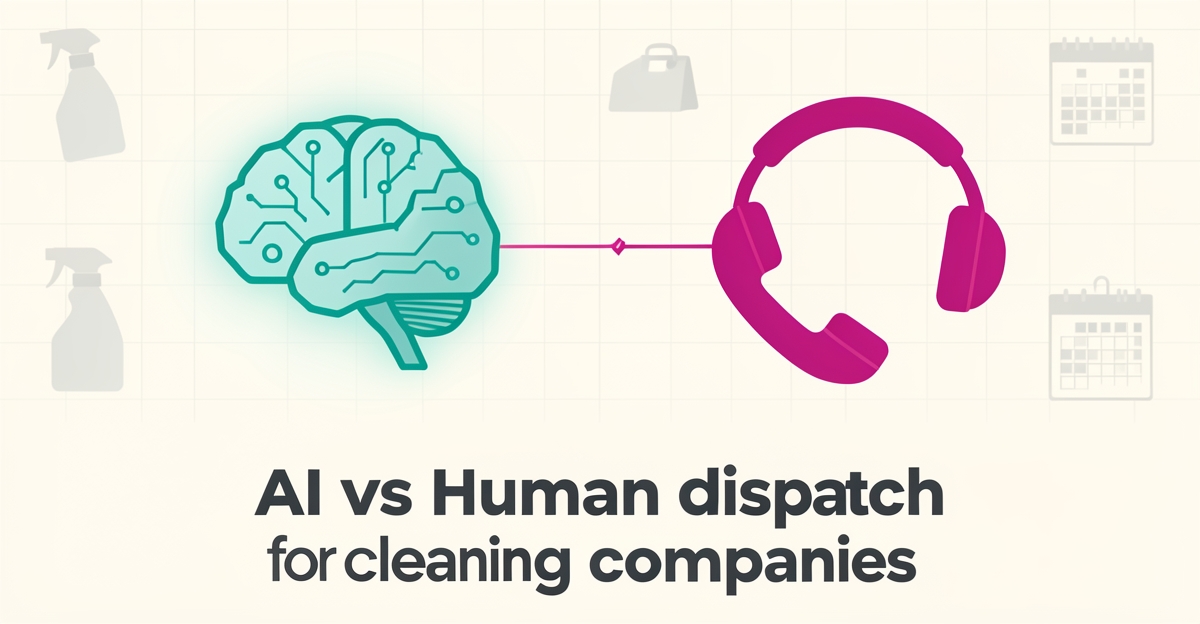 AI vs. In-House Dispatch: Which Is Better for Small Cleaning Companies?