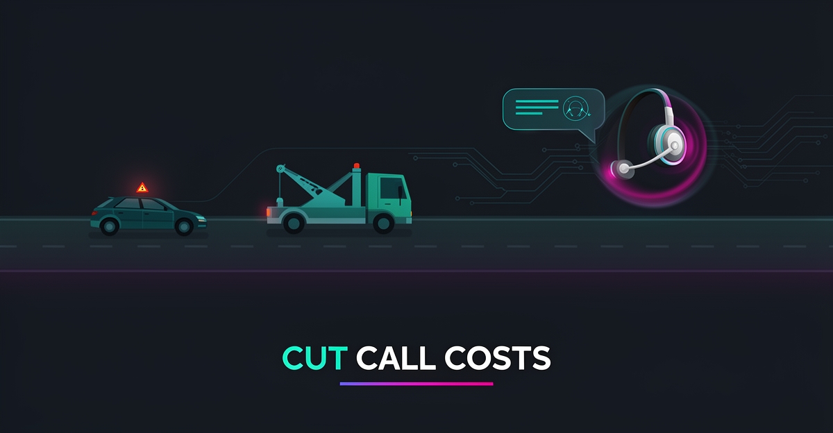 How a Roadside Assistance Company Can Cut Call-Handling Costs with an AI Receptionist