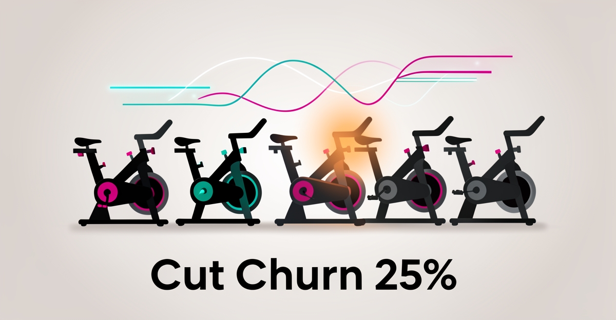 How AI Can Reduce Member Churn in Indoor Cycling Studios by 25%