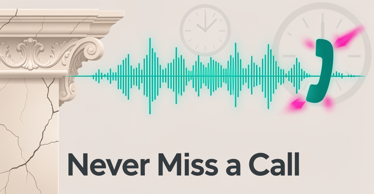 How an AI Voice Receptionist Can Handle Emergency Call Volume in Plaster Restoration
