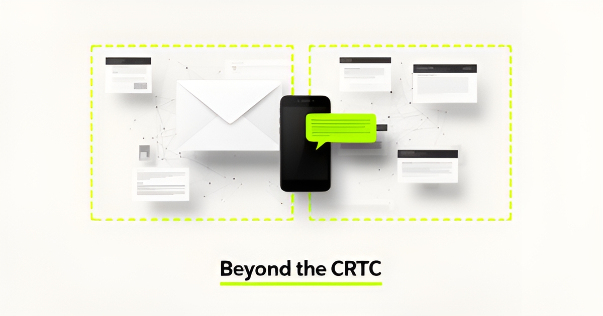 What does the CRTC not regulate?